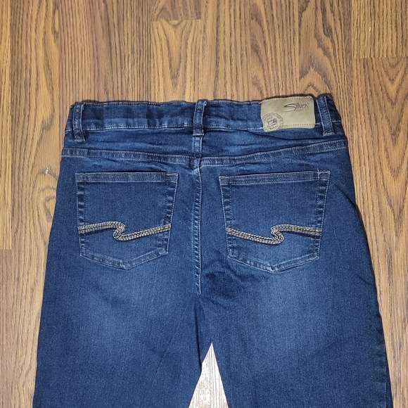 Silver Jeans Triple Five Juniors 14 Slim Straight W27 L27 Petite B59 - Picture 9 of 11